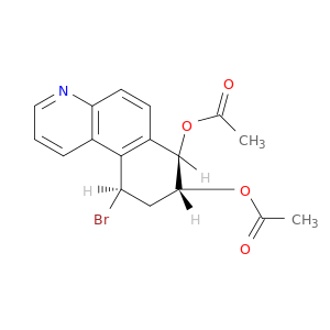 (7r,8r,10r)-10-bromo-7,8,9,10-tetrahydrobenzo[f]quinoline-7,8-diyl diacetate