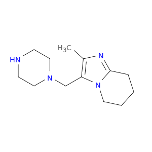 咪唑[1,2-A]吡啶,5,6,7,8-四氢-2-甲基-3-(1-哌嗪基甲基)-