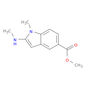 1H-Indole-5-carboxylic acid, 1-methyl-2-(methylamino)-, methyl ester