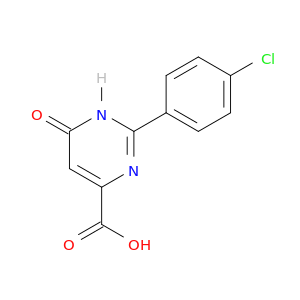 2-(4-CHLORO-PHENYL)-6-OXO-1,6-DIHYDRO-PYRIMIDINE-4-CARBOXYLIC ACID