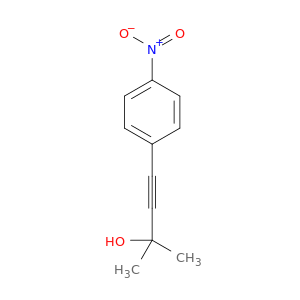 3-Butyn-2-ol, 2-methyl-4-(4-nitrophenyl)-