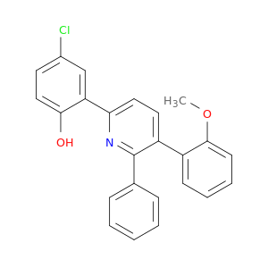 Phenol, 4-chloro-2-[5-(2-methoxyphenyl)-6-phenyl-2-pyridinyl]-