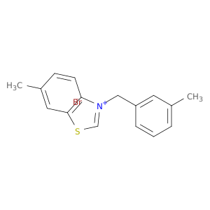 Benzothiazolium, 6-methyl-3-[(3-methylphenyl)methyl]-, bromide