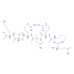 L-Lysine, L-glutaminyl-L-lysyl-L-arginyl-L-asparaginyl-L-arginyl-L-threonyl-