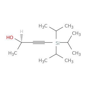 3-Butyn-2-ol, 4-[tris(1-methylethyl)silyl]-, (2R)-