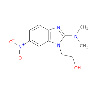 1H-Benzimidazole-1-ethanol, 2-(dimethylamino)-6-nitro-