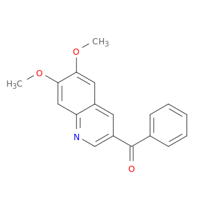 Methanone, (6,7-dimethoxy-3-quinolinyl)phenyl-