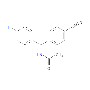 N-[(4-Cyanophenyl)(4-fluorophenyl)methyl]acetamide