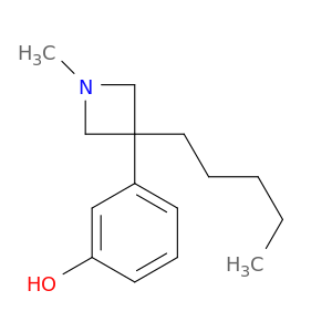 3-(1-methyl-3-pentylazetidin-3-yl)phenol