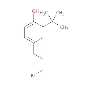 Phenol, 4-(3-bromopropyl)-2-(1,1-dimethylethyl)-
