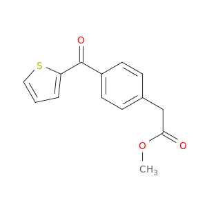 Benzeneacetic acid, 4-(2-thienylcarbonyl)-, methyl ester