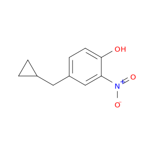 Phenol, 4-(cyclopropylmethyl)-2-nitro-