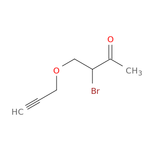 2-Butanone, 3-bromo-4-(2-propynyloxy)-