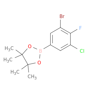 2-(3-溴-5-氯-4-氟苯基)-4,4,5,5-四甲基-1,3,2-二氧杂硼戊烷