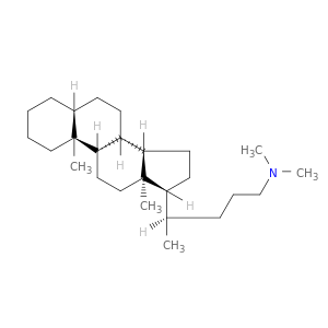 (4R)-4-[(5R,8S,9S,10S,13R,14S,17R)-10,13-dimethyl-2,3,4,5,6,7,8,9,11,12,14,15,16,17-tetradecahydro-1H-cyclopenta[a]phenanthren-17-yl]-N,N-dimethyl-pentan-1-amine