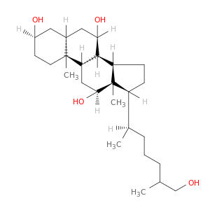 5β-胆甾烷-3α,7α,12α,26-四螺旋