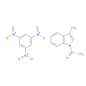 1H-Indole, 1-acetyl-3-methyl-, compd. with 1,3,5-trinitrobenzene (1:1)