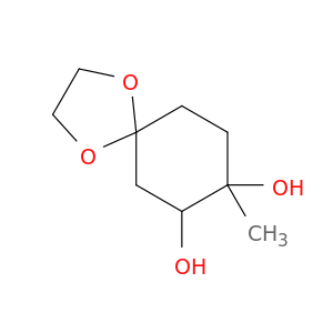 1,4-Dioxaspiro[4.5]decane-7,8-diol, 8-methyl-