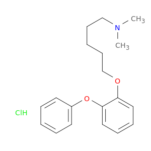 1-Pentanamine, N,N-dimethyl-5-(2-phenoxyphenoxy)-, hydrochloride