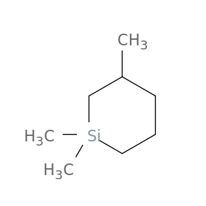 Silacyclohexane, 1,1,3-trimethyl-
