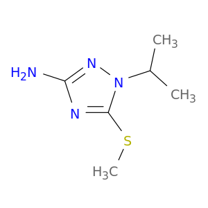1H-1,2,4-Triazol-3-amine, 1-(1-methylethyl)-5-(methylthio)-