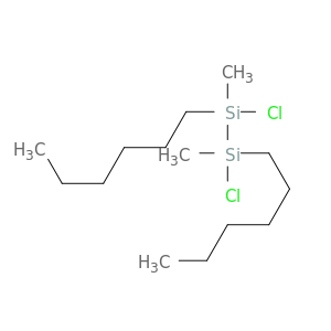 Disilane, 1,2-dichloro-1,2-dihexyl-1,2-dimethyl-