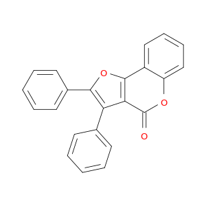 4H-Furo[3,2-c][1]benzopyran-4-one, 2,3-diphenyl-
