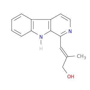2-Propen-1-ol, 2-methyl-3-(9H-pyrido[3,4-b]indol-1-yl)-, (Z)-