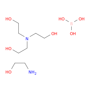 硼酸(H3BO3),用乙醇胺和三乙醇胺的反应产物