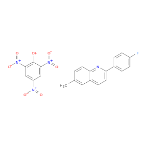 Quinoline, 2-(4-fluorophenyl)-6-methyl-, compd. with 2,4,6-trinitrophenol(1:1)