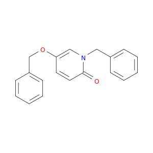 2(1H)-Pyridinone, 5-(phenylmethoxy)-1-(phenylmethyl)-