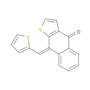 Naphtho[2,3-b]thiophen-4(9H)-one, 9-(2-thienylmethylene)-, (9Z)-