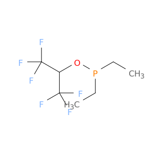 Phosphinous acid, diethyl-, 2,2,2-trifluoro-1-(trifluoromethyl)ethyl ester