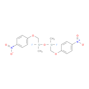 Disiloxane, 1,3-difluoro-1,3-dimethyl-1,3-bis[(4-nitrophenoxy)methyl]-