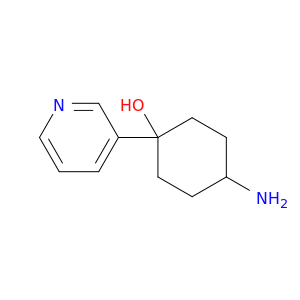 4-Amino-1-(pyridin-3-yl)cyclohexan-1-ol