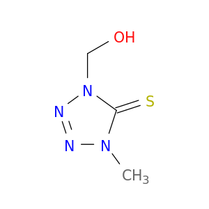 5H-Tetrazole-5-thione, 1,4-dihydro-1-(hydroxymethyl)-4-methyl-