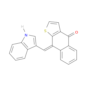 Naphtho[2,3-b]thiophen-4(9H)-one, 9-(1H-indol-3-ylmethylene)-, (9Z)-