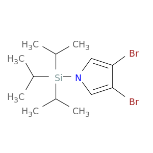 N-(三异丙基甲硅烷基)-3,4-二溴吡咯