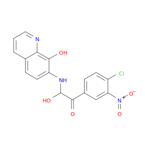 Ethanone,1-(4-chloro-3-nitrophenyl)-2-hydroxy-2-[(8-hydroxy-7-quinolinyl)amino]-