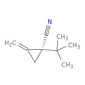 Cyclopropanecarbonitrile, 1-(1,1-dimethylethyl)-2-methylene-, (1S)-