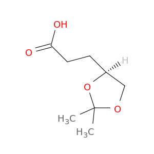 1,3-Dioxolane-4-propanoic acid, 2,2-dimethyl-, (4S)-