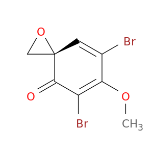 1-Oxaspiro[2.5]octa-5,7-dien-4-one, 5,7-dibromo-6-methoxy-, (S)-