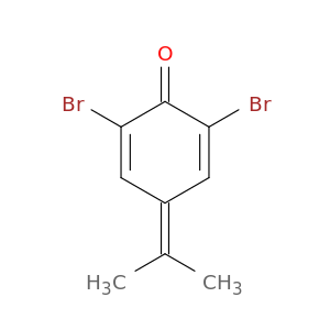 2,5-Cyclohexadien-1-one, 2,6-dibromo-4-(1-methylethylidene)-