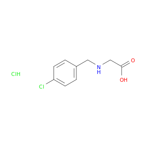 2-{[(4-chlorophenyl)methyl]amino}acetic acid hydrochloride