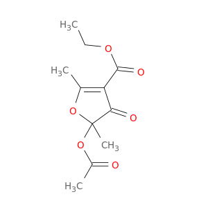 ethyl 5-acetyloxy-2,5-dimethyl-4-oxo-furan-3-carboxylate