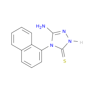 3H-1,2,4-Triazole-3-thione, 5-amino-2,4-dihydro-4-(1-naphthalenyl)-