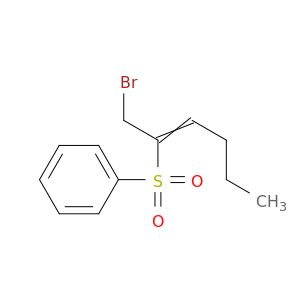 Benzene, [[1-(bromomethyl)-1-pentenyl]sulfonyl]-