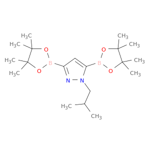 1-Isobutylpyrazole-3,5-diboronic acid, pinacol ester