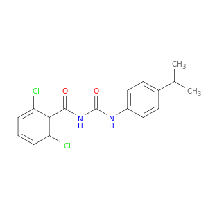 Benzamide, 2,6-dichloro-N-[[[4-(1-methylethyl)phenyl]amino]carbonyl]-