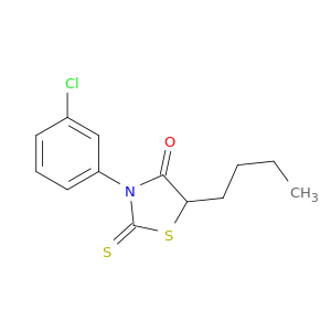 4-Thiazolidinone,5-butyl-3-(3-chlorophenyl)-2-thioxo-